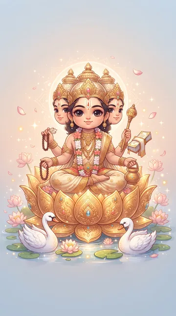 พระพรหม สไตล์ชิบิ